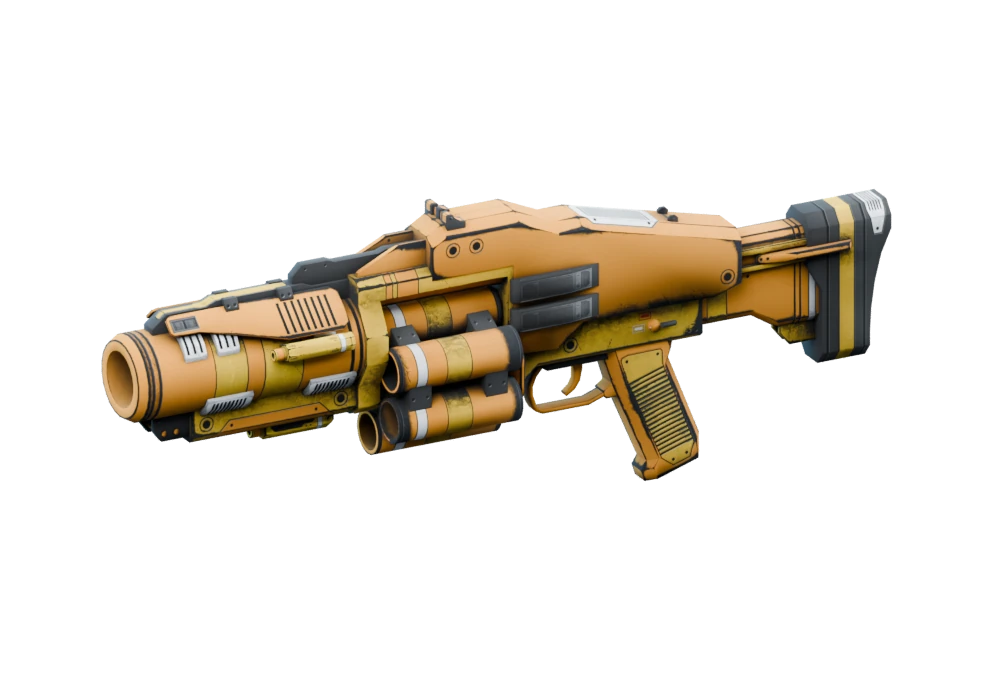 Rocket launcher: Rocket 5 weapon model.